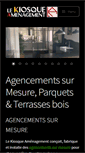 Mobile Screenshot of kiosque-amenagement.com